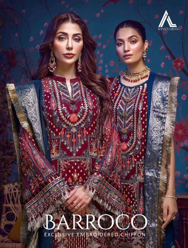 ADAN LIBAS BARROCO EXCLUSIVE EMB CHIFFON COLLECTION